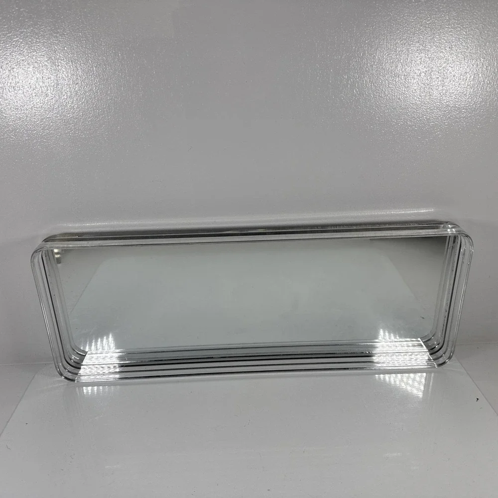 Sally Designs Style Lucite Acrylic Glass Mirror‎ Make-Up Vanity Tray Vintage.